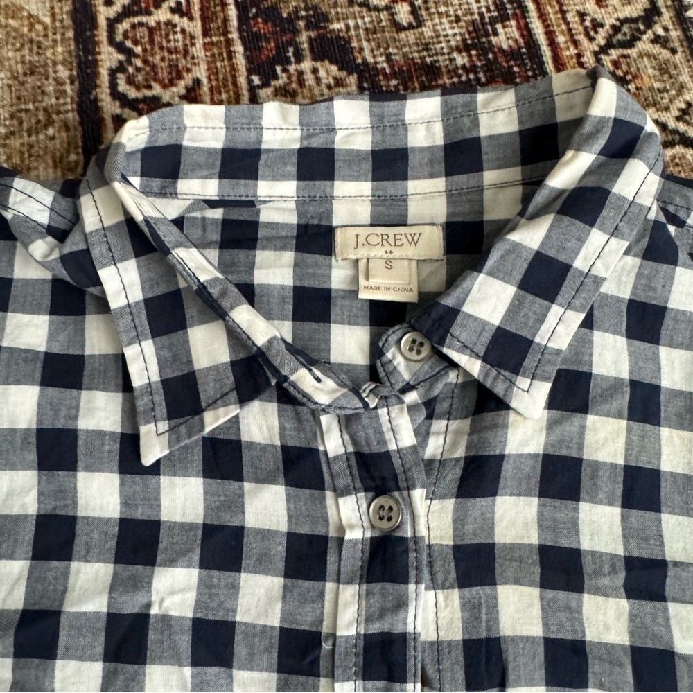 Gingham Button Down - image 7